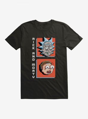 Rick And Morty 8-Bit Portraits T-Shirt
