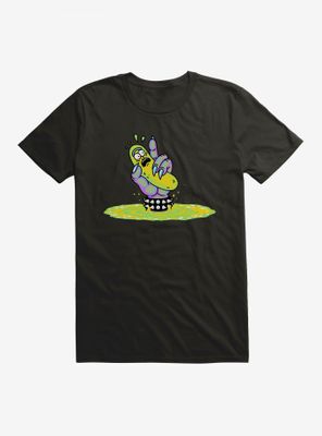 Rick And Morty Neon Pickle Portal T-Shirt
