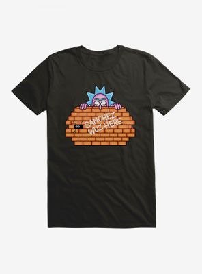 Rick And Morty Sanchez Tagged Wall T-Shirt