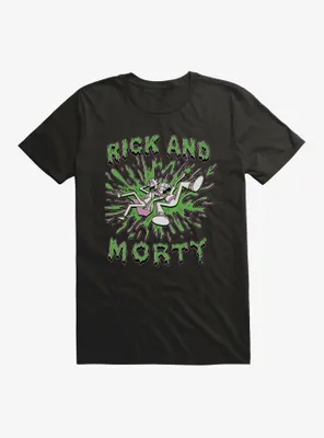 Rick And Morty Splatter T-Shirt