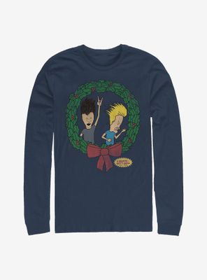 Beavis And Butthead Holiday Spirit Long-Sleeve T-Shirt