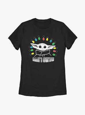 Star Wars The Mandalorian Child Of Light Womens T-Shirt