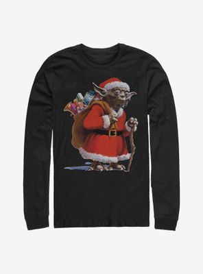 Star Wars Santa Yoda Long-Sleeve T-Shirt