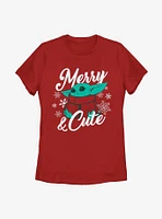 Star Wars The Mandalorian Child Merry And Cute Womens T-Shirt