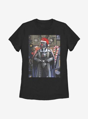 Star Wars Christmas Greetings Womens T-Shirt