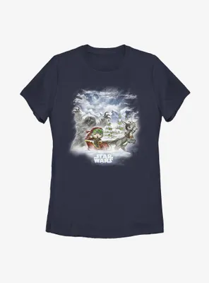 Star Wars Luke's Holiday Story Womens T-Shirt