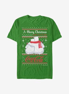 Coca-Cola Christmas Calls For Coke Pattern T-Shirt