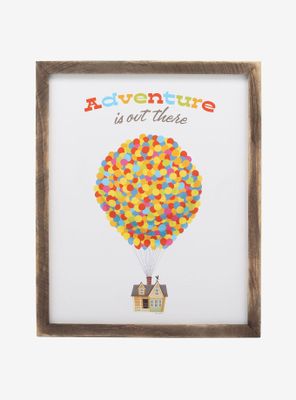 Disney Pixar Up Adventure Is Out There Framed Wood Wall Decor