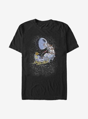 Star Wars Vader Through The Snow T-Shirt