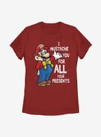 Super Mario All Presents Womens T-Shirt