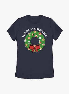 Super Mario Merry Gaming Womens T-Shirt