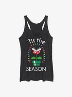 Super Mario Xmas Piranha Womens Tank Top