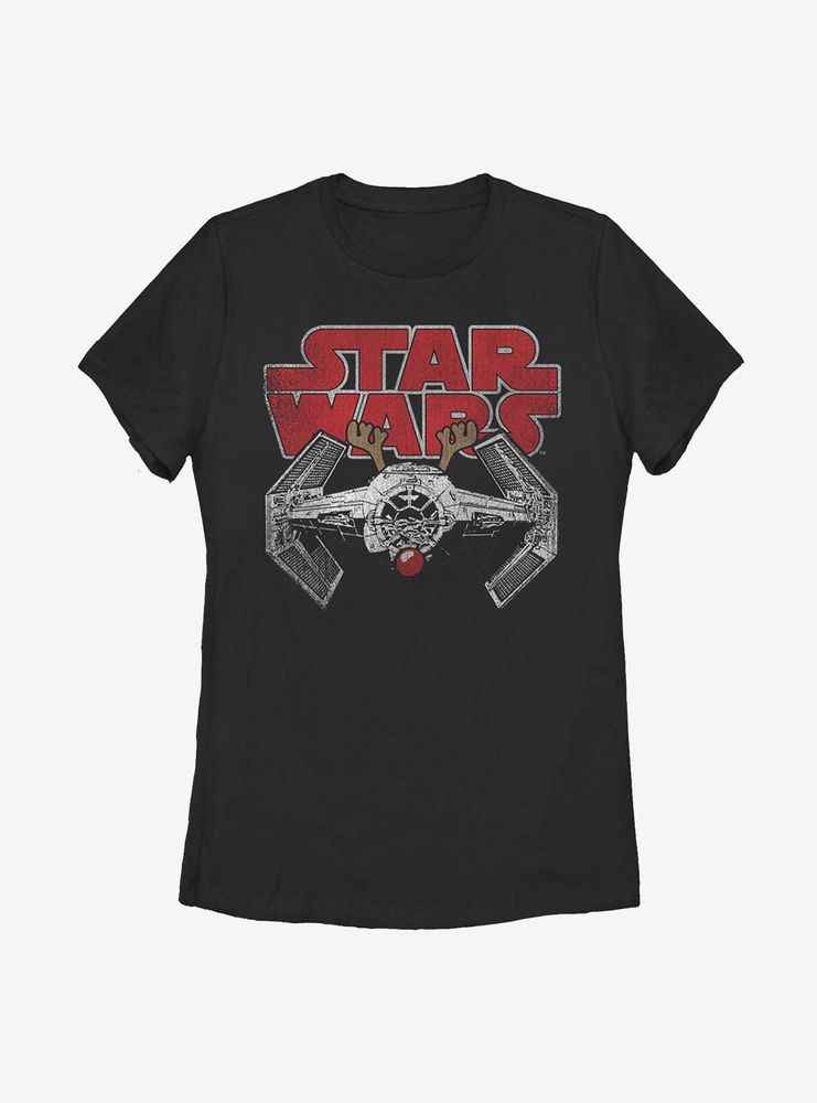 Star Wars Rudolf Tie Womens T-Shirt