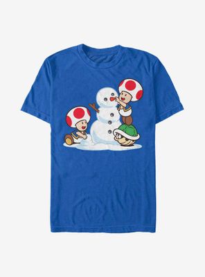 Super Mario Frosty Toad Christmas T-Shirt