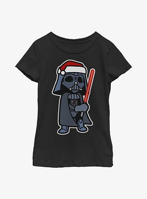 Star Wars Darth Santa Youth Girls T-Shirt