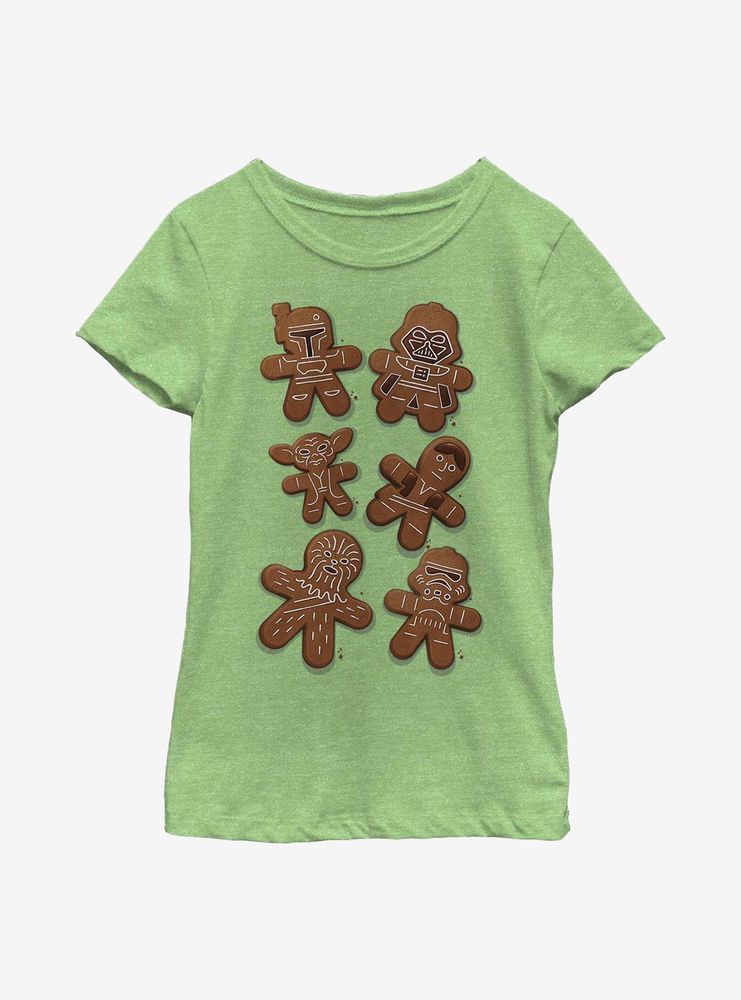 Star Wars Gingerbread Youth Girls T-Shirt