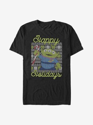 Disney Pixar Toy Story Allen Christmas Pattern T-Shirt