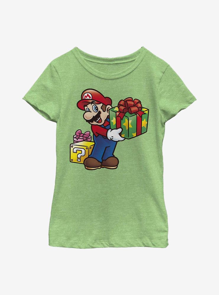 Super Mario Christmas Gifts Youth Girls T-Shirt