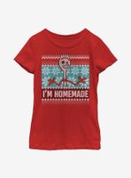 Disney Pixar Toy Story 4 Forky I'm Homemade Holiday Youth Girls T-Shirt