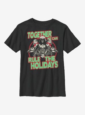 Star Wars Rule The Holidays Youth T-Shirt