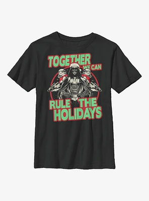 Star Wars Rule The Holidays Youth T-Shirt