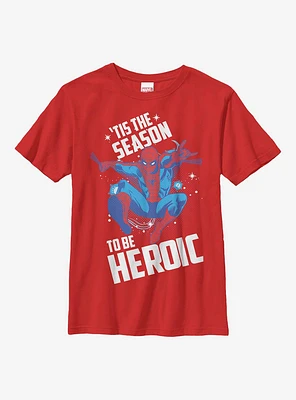 Marvel Spider- Man Spider-Santa Youth T-Shirt