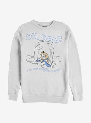 Disney Alice Wonderland Dear Tears Sweatshirt