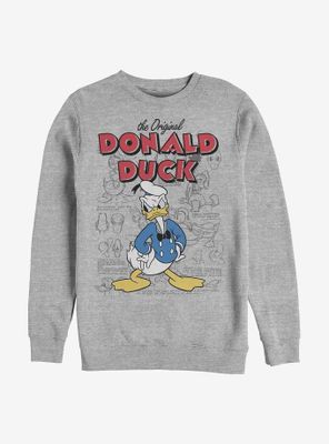 Disney Donald Duck Original Sketchbook Sweatshirt