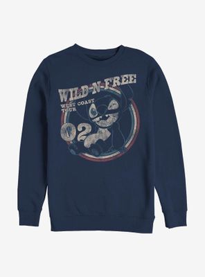 Disney Lilo And Stitch Americana Circle Sweatshirt