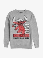 Disney Lilo And Stitch Badness Level Sweatshirt
