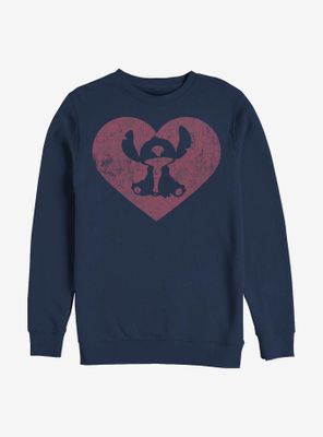 Disney Lilo And Stitch Heart Sweatshirt