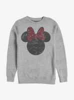 Disney Minnie Mouse Leopard Bow Sweatshirt