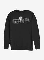 Disney Nightmare Before Christmas Greetings Halloween Town Sweatshirt