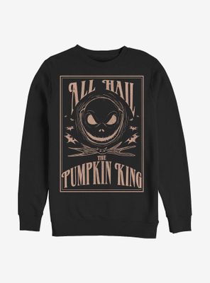 Disney Nightmare Before Christmas Hail The PumpkinKing Sweatshirt