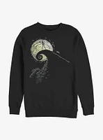 Disney Nightmare Before Christmas Spiral Hill Jack Sweatshirt