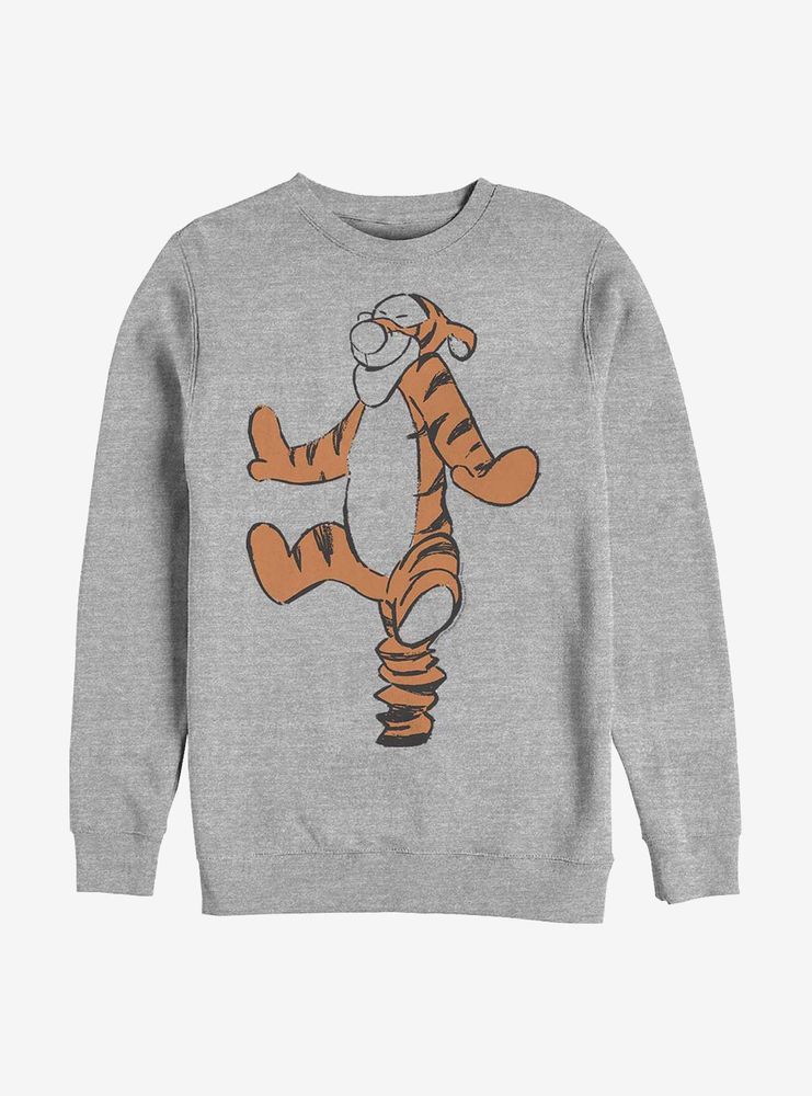 Disney Winnie The Pooh Basic Sketch Tigger Sweatshirt