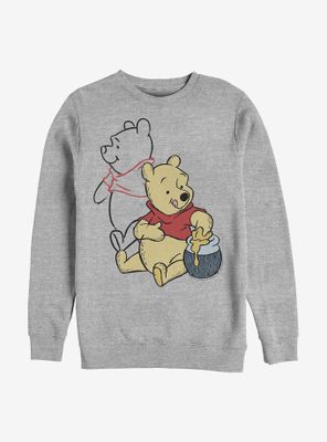 Disney Winnie The Pooh Line Art Sweatshirt