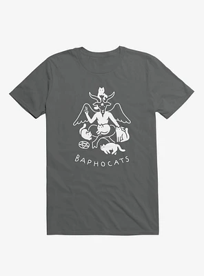 Baphocats Baphomet Cats Asphalt Grey T-Shirt