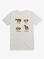 Lobster + Crab White T-Shirt