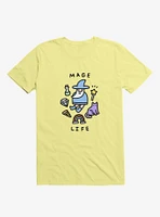 Mage Life Wizard Yellow T-Shirt