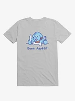 Bone Appetit Dog Silver T-Shirt