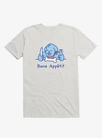 Bone Appetit Dog White T-Shirt