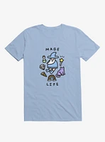 Mage Life Wizard Light Blue T-Shirt