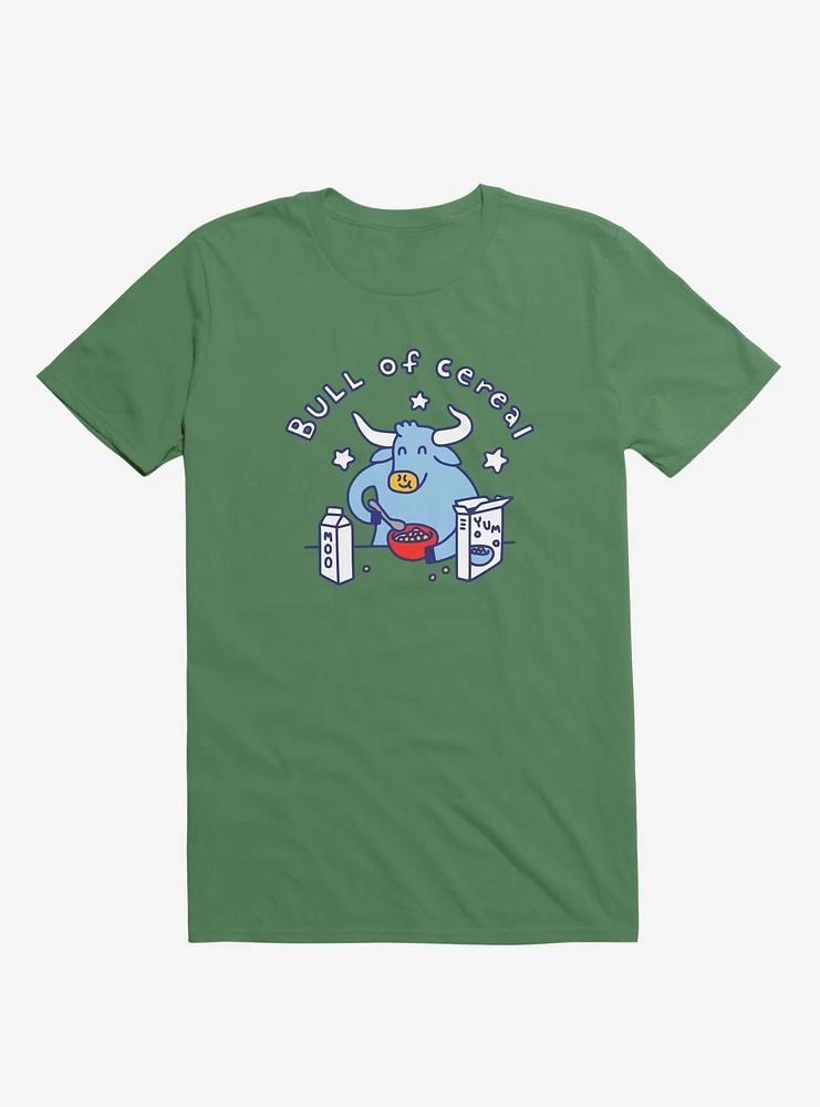 Bull Of Cereal Kelly Green T-Shirt