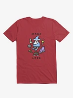 Mage Life Wizard Red T-Shirt