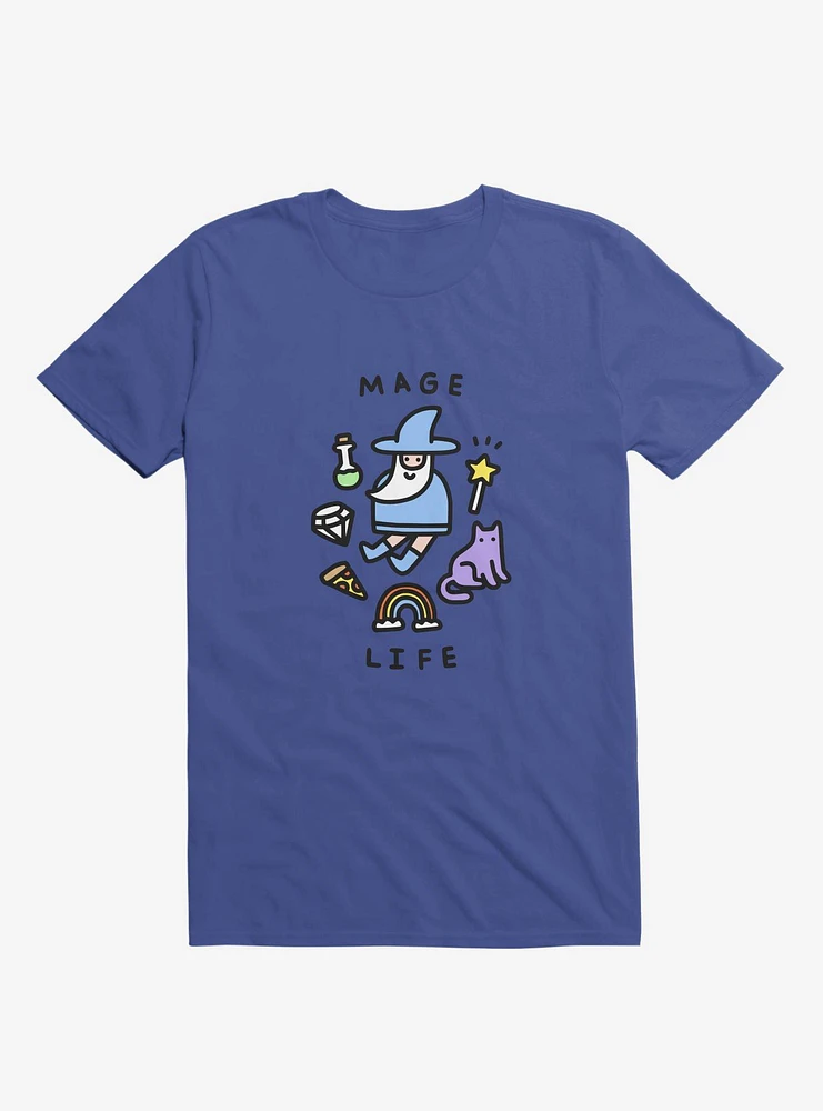 Mage Life Wizard Royal Blue T-Shirt