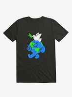 Peace On Earth Black T-Shirt