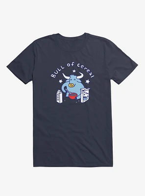 Bull Of Cereal Navy Blue T-Shirt