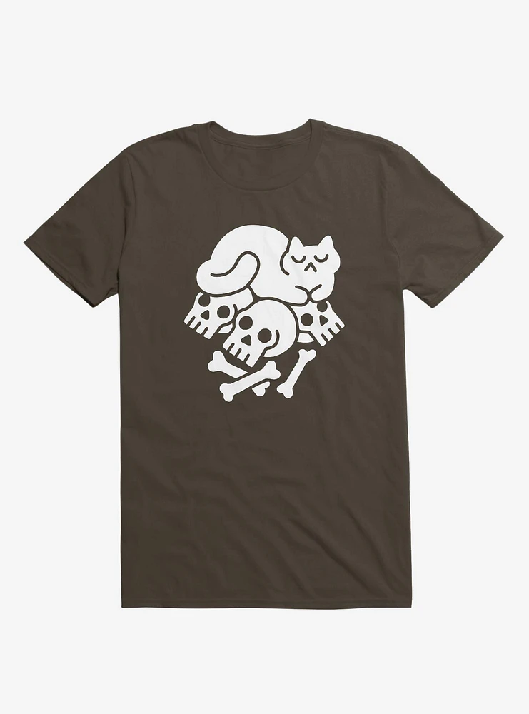 Catnap Cat Brown T-Shirt