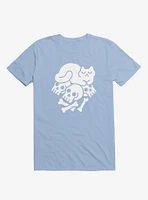 Catnap Cat Light Blue T-Shirt